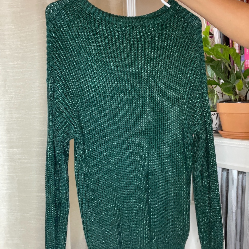 American apparel Metallic Fisherman's Pullover